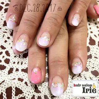 カラー パーマ ヘアアレンジ メンズ キッズ 與儀 知佳のネイルデザイン