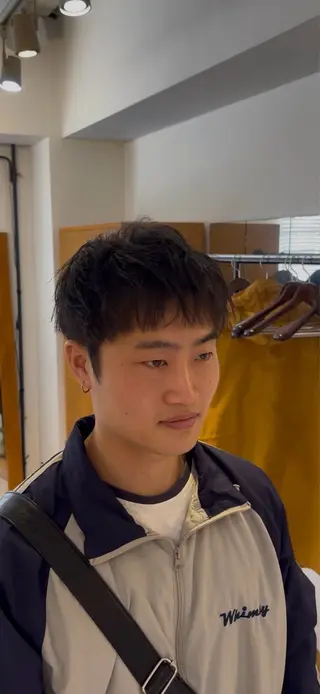 ショート メンズ 河辺 璃久のヘアスタイル