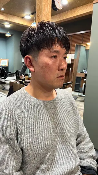 ショート メンズ 荻沼 快のヘアスタイル