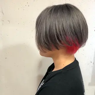 ショート カラー 田中 貴大のヘアスタイル