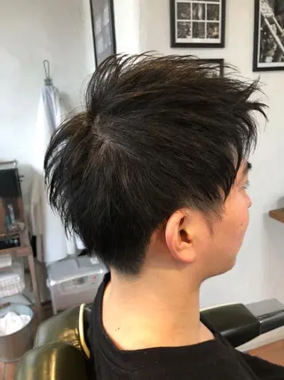 ショート メンズ 冨士川 英樹のヘアスタイル