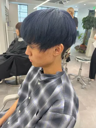 カラー メンズ 藤川 克己のヘアスタイル