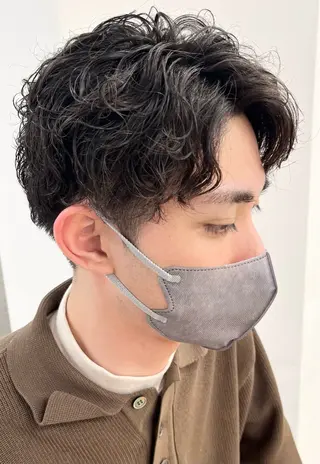 パーマ メンズ 會田 /レイヤーカットのヘアスタイル