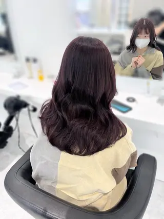 ロング 艶カラー美髪縮毛矯正 /髪質改善✨️ユウキのヘアスタイル