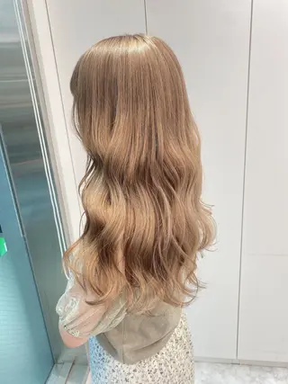 ロング カラー ヘアアレンジ 🤍韓国ヘア特化 🤍力丸🤍のヘアスタイル