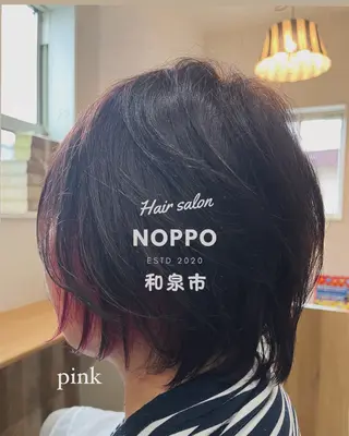 ショート カラー NOPPO 和泉市 美容室／奥村　飛鳥のヘアスタイル