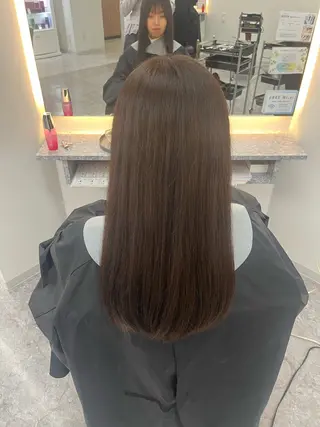 ロング 骨格/顔型/診断/ 伏見/伊藤桃花のヘアスタイル