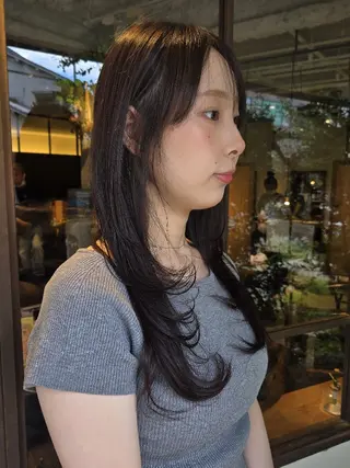 ロング 韓国好き🇰🇷 美容師MIKUのヘアスタイル