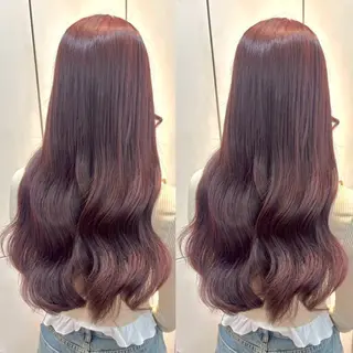 カラー ヘアメ🎀推しカラー 🥣横浜/しほ🧸のヘアスタイル