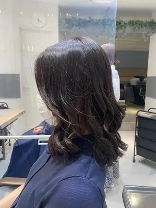 セミロング パーマ/ボブ/ 佐々木翔のヘアスタイル