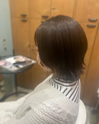 ミディアム カラー 髙橋紋菜🍏 イオンモール名取2階のヘアスタイル