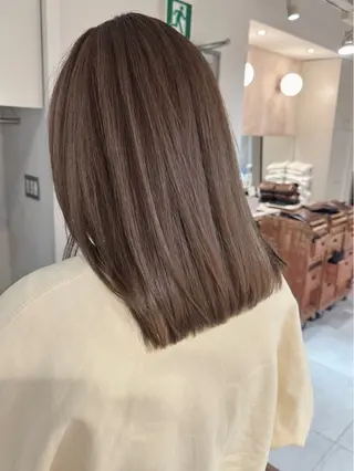 ミディアム カラー レイヤーカット✂️ 横浜No1♡下鳥翔子のヘアスタイル