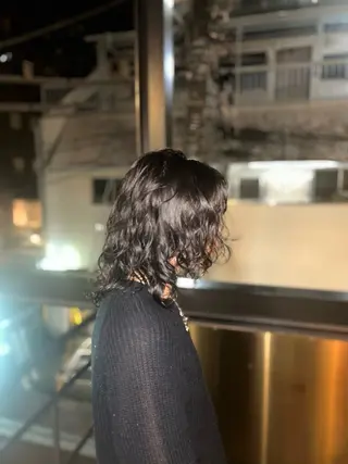 ロング メンズ 切りっぱなしボブ/ カット/ゆうすけのヘアスタイル