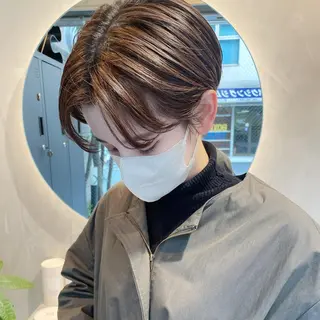 ショート カラー ヤマモト マイのヘアスタイル