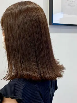 ミディアム カラー mari 🦋のヘアスタイル