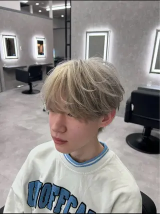 ショート カラー パーマ メンズ メンズ特化 👑YUTAのヘアスタイル