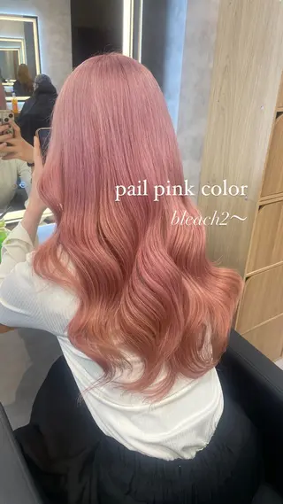 ロング カラー ヘアアレンジ 透明感カラー/推しカ ラー☁️JURAのヘアスタイル