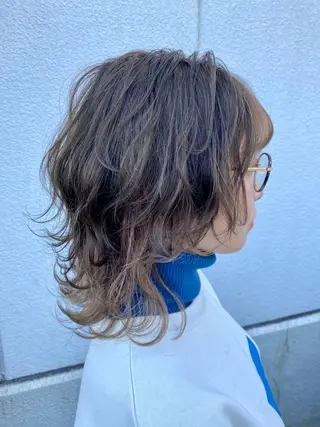 ミディアム カラー 岡崎 浩大のヘアスタイル