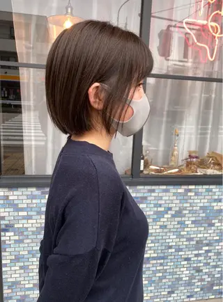 ショート カラー MR.GOOD MORNINGフジイのヘアスタイル