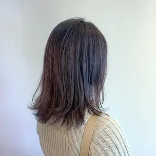 ミディアム カラー ヘアアレンジ 似合わせhair🔸 アサダ タカコ🔸のヘアスタイル