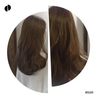 セミロング ロング カラー ✨縮毛矯正✨髪質改善 ナカシマ ユミのヘアスタイル