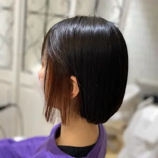 ショート カラー メンズ キッズ ✂︎ショート、ボブ、 レイヤー🩵YUMIのヘアスタイル