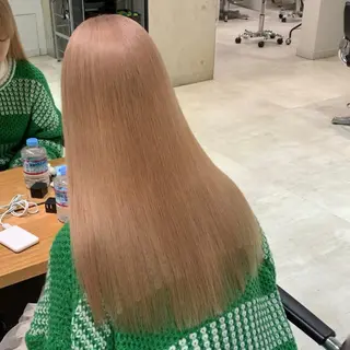 ロング カラー れい🫧 ハイトーン特化のヘアスタイル