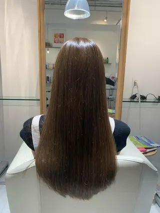 ロング カラー 山内 瑞穂のヘアスタイル