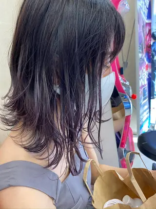 カラー 🌼ハイライト透明感 🌼maiのヘアスタイル