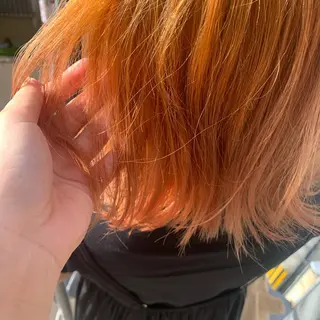 カラー MARU パーマ/レイヤーのヘアスタイル