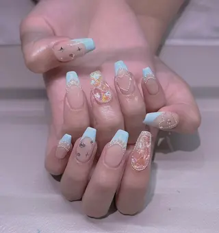 ネイル 長さだし専門店 M2　rikaのネイルデザイン