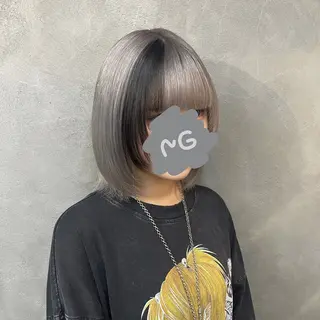ショート ❤️‍🔥シールエク ＋カラー京❤️‍🔥のヘアスタイル