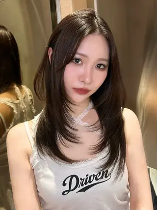 ロング 大宮／韓国スタイル /中澤美友のヘアスタイル