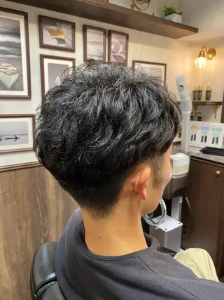 ショート LAVIE NEW STANDARD BARBER HANARE 新宿店所属・TANAHASHI ／モデル募集🆘のヘアスタイル
