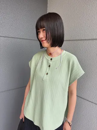 ショート カラー 安藤楓華 fuka andoのヘアスタイル