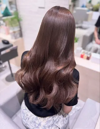 ロング 銀座/韓国レイヤー/ 艶カラー🍓原田侑依のヘアスタイル