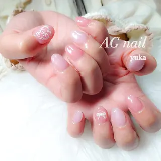 ネイル AGnail 富永  /オフ込みフィルインのネイルデザイン
