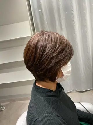 ショート 🥀似合わせ🥀 柔らかカラー・タイトのヘアスタイル