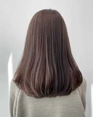 セミロング カラー パーマ ヘアアレンジ 似合わせ💖トレンド ✨TAKAMI😊のヘアスタイル