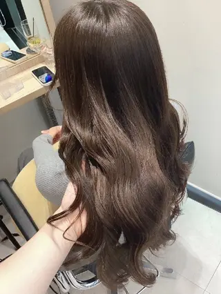 ロング カラー ヘアアレンジ/柔らか 艶カラー/AKARIのヘアスタイル