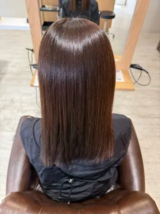 ミディアム 森浦 莉乃のヘアスタイル