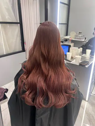 ロング カラー ヘアアレンジ kayo/ブリーチ モデル募集中✨のヘアスタイル