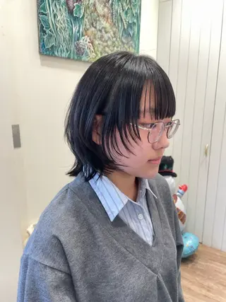 ショート レイヤー／大宮／韓国 🤍AYA🤍のヘアスタイル