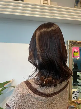 ミディアム カラー 💐パーソナルカラー /市橋加菜💐のヘアスタイル