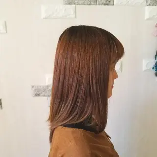 ミディアム 水口 正登のヘアスタイル