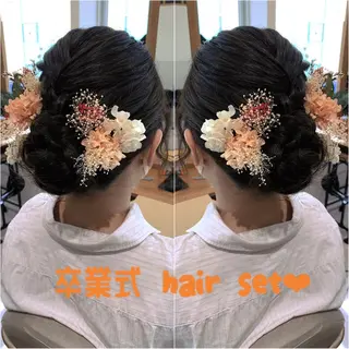 セミロング ヘアアレンジ 韓国hair🦋 Nanaのヘアスタイル