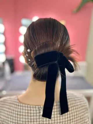 ミディアム 北本 美幸のヘアスタイル