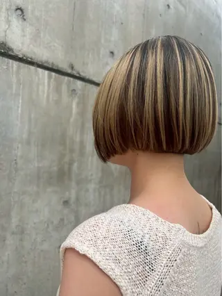ショート カラー イーストハムネオ高木 亮人🌿のヘアスタイル