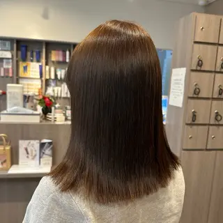 ミディアム 小嶋 菜々子のヘアスタイル