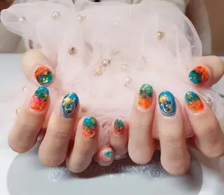 ネイル マジック ミラーのネイルデザイン